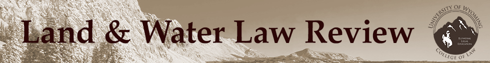 Land & Water Law Review